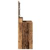 vidaXL Dressing Table with Shelf Old Wood 39.37 x 16.14 x 53.15 in