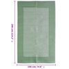 vidaXL Outdoor Rug Green Polypropylene (PP) 74.8 x 114.2 in Pattern