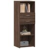 vidaXL Highboard Brown oak Engineered wood Large Highboard Rectangular