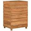 vidaXL Raised Bed Natural Teak Recycled teak wood, steel Medium