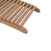 vidaXL Sunlounger Warm brown