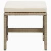 vidaXL Garden Dining Set Beige, Cream