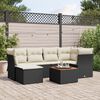 vidaXL Garden Sofa Set Black