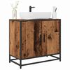 vidaXL Bathroom Sink Cabinet Old Wood 25.59 x 12.99 x 23.62 in