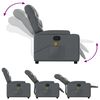 vidaXL Massage Recliner Chair Grey