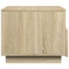 vidaXL Coffee Table Sonoma Oak Engineered Wood 19.7x19.3x15.7 in