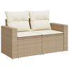 vidaXL Garden Sofa Set Beige, Cream White