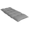 vidaXL Highback Chair Cushion Set of 2 Gray Oxford fabric (100% polyester)