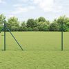 vidaXL Hexagon Fence Green 4.6'x 82'Steel