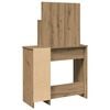 vidaXL Dressing Table Artisan Oak Engineered wood Medium Dressing Table