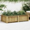 vidaXL Planter Green Treated Pinewood 77.2x39.4x19.7 in Durable