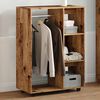 vidaXL Wardrobe Old wood Engineered wood Medium Wardrobe Rectangular