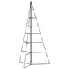 vidaXL Metal Christmas Tree Black Powder-coated steel 55.1 in Foldable