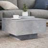 vidaXL Coffee Table Concrete Grey Engineered Wood Compact Durable