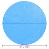 vidaXL Pool Cover Blue Thick PE film with air chambers 150.4 in diameter