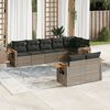 vidaXL Garden Sofa Set Gray