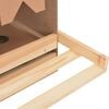 vidaXL Chicken Laying Nest 3 Compartments 36.6"x15.7"x25.6" Solid Pine Wood