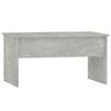 vidaXL Coffee Table Concrete grey Engineered wood Medium