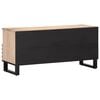 vidaXL TV Cabinet Bleached Wood Solid Mango Wood 39.4 x 13.4 x 18.1 in