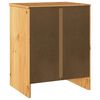vidaXL Bedside Cabinet Drammen Oak 45 x 35 x 56 cm Solid pine wood