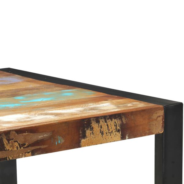 vidaXL Console Table Multicolor Solid reclaimed wood and steel