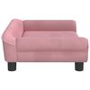 vidaXL Dog Bed Pink 70x48 x 8.7 " Velvet