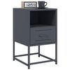 vidaXL Bedside Cabinet Anthracite Steel Medium Bedside Cabinet