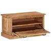 vidaXL Shoe Storage Bench Natural wood Solid acacia wood