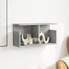vidaXL Wall Cabinet Concrete grey Engineered wood Medium Wall Cabinet