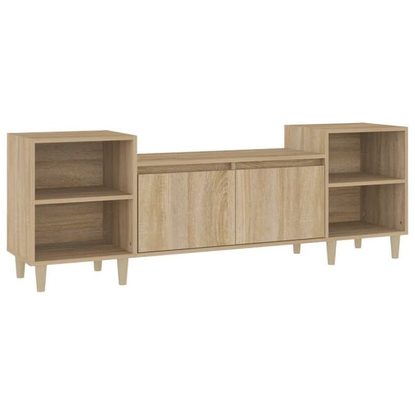 vidaXL TV Cabinet Sonoma Oak Engineered Wood Standard TV Cabinet