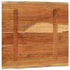 vidaXL Table Top Natural Solid acacia wood 31.5x31.5 in Durable