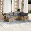 vidaXL Garden Sofa Set Beige