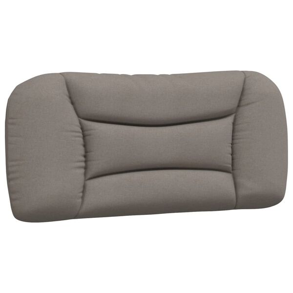 vidaXL Headboard Cushion Taupe 100% Polyester 31.5 in x 18.9 in