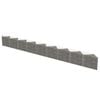 vidaXL Gabion Wall Galvanized Steel 248"x11.8"x19.7"