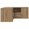 vidaXL Corner Cabinet Artisan Oak Engineered Wood Medium Corner Cabinet