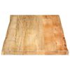 vidaXL Table Top Natural wood grain Solid mango wood 39.4 x 23.6 in