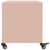 vidaXL TV Cabinet Pink Cold-rolled Steel Medium Storage TV Cabinet