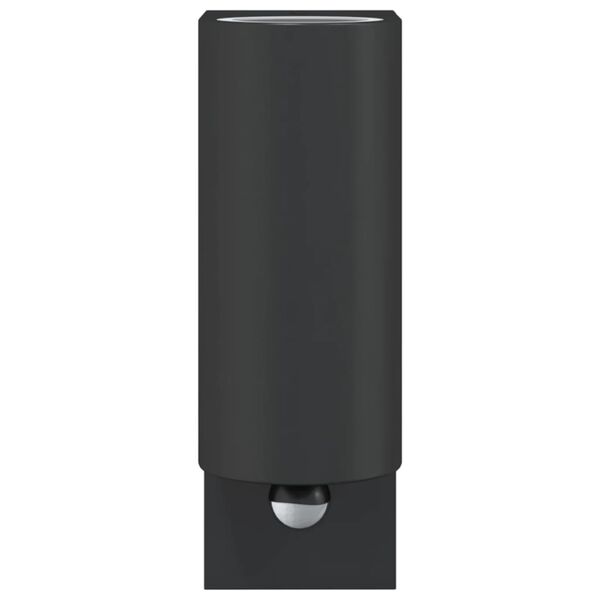 vidaXL Outdoor Wall Light Set of 2 Black Die-cast aluminum, glass Small