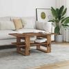 vidaXL Coffee Table Old Wood Engineered Wood Medium Coffee Table