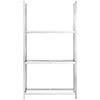 vidaXL 3-Layer Tire Racks 4 pcs Silver 43.3"x15.7"x78.7" Steel