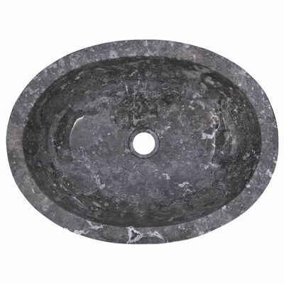 vidaXL Sink Gray 20.9"x15.7"x5.9" Marble