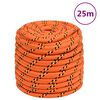 vidaXL Boat Rope Orange 0.63 " 82.0 ' Polypropylene