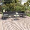 vidaXL Garden Lounge Set Grey, Anthracite