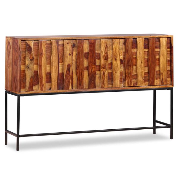 vidaXL Sideboard Brown Solid Acacia Wood 47.2 x 11.8 x 31.5 in