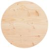 vidaXL Table Top Natural Pine Solid Pine Wood Ø 15.7 in Table Top