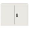 vidaXL File Cabinet White Powder-coated steel Medium File Cabinet