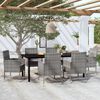 vidaXL Garden Dining Set Anthracite