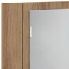 vidaXL LED Mirror Cabinet Artisan Oak Engineered wood, glass