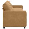 vidaXL Sofa Brown 87.01 x 30.71 x 31.50 in Fabric