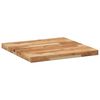 vidaXL Table Top Natural Solid Acacia wood 23.6 x 23.6 in Durable